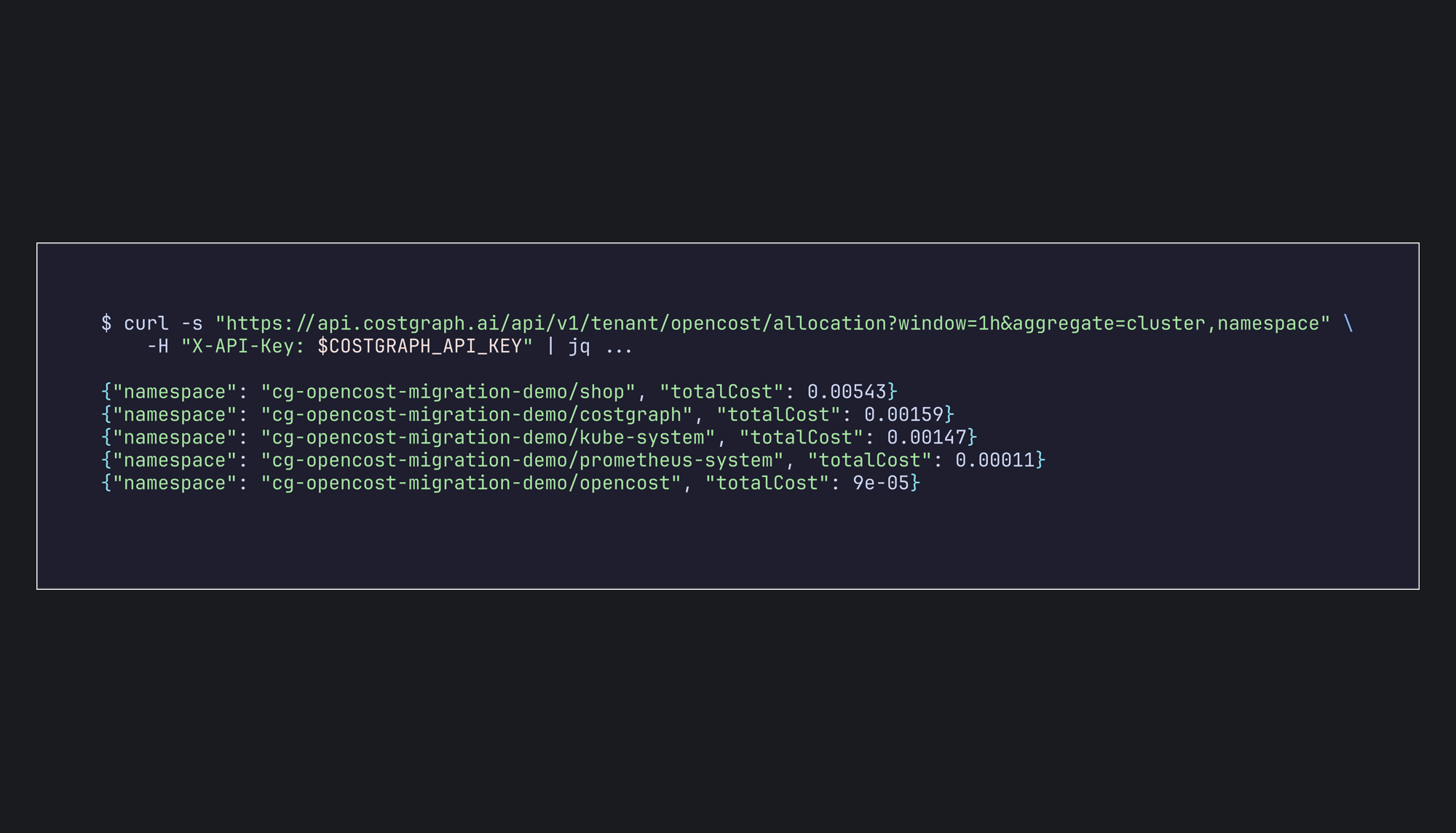 Migrating from OpenCost to CostGraph